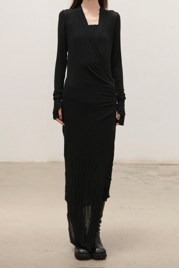 Marc Le Bihan Short Kimono T-shirt Dress 2870 2871 MLB-2871-H23-BLACK (2870-H23)